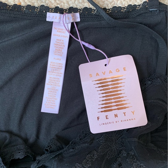 NEW! Savage Fenty A Peek Behind the Lace Maxi Slip sz XL PW14 - Picture 6 of 6